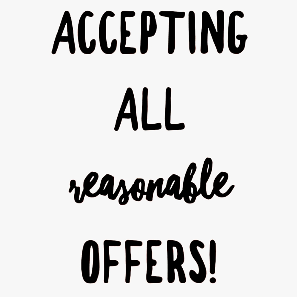 ACCEPTING ALL REASONABLE OFFERS!!!!